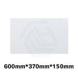 150Mm Thick Gloss Silk White Stone Top For Above Counter Basins 450-1800Mm 600Mm X 370Mm Vanity Tops