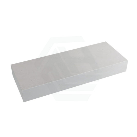 150Mm Thick Gloss White Canvas Stone Top For Above Counter Basins 450-1800Mm Vanity Tops