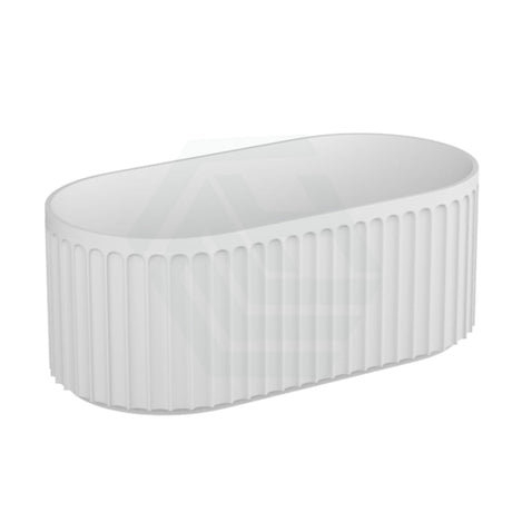 1500/1700Mm Artemis Oval Bathtub Freestanding Acrylic Matt White No Overflow Bathtubs