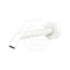 180Mm Fienza Kaya Matt White Solid Brass Round Wall Spout For Bathroom Water Spouts