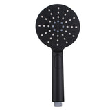 ABS Handheld Shower 3 Functions Matt black