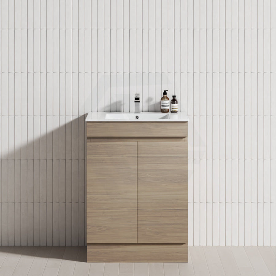 2-Door 600/750/900Mm Freestanding Bathroom Vanity With Kickboard Multi-Colour Cabinet Only Vanity