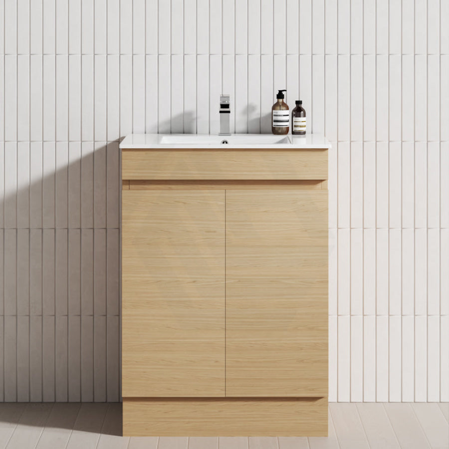 2-Door 600/750/900Mm Freestanding Bathroom Vanity With Kickboard Multi-Colour Cabinet Only Vanity