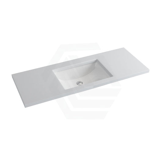 20/40/60mm Thick Gloss Silk White?Stone Top with Undermount Basins
