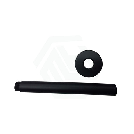 200/300/400/600mm Round Ceiling Shower Arm Matt Black