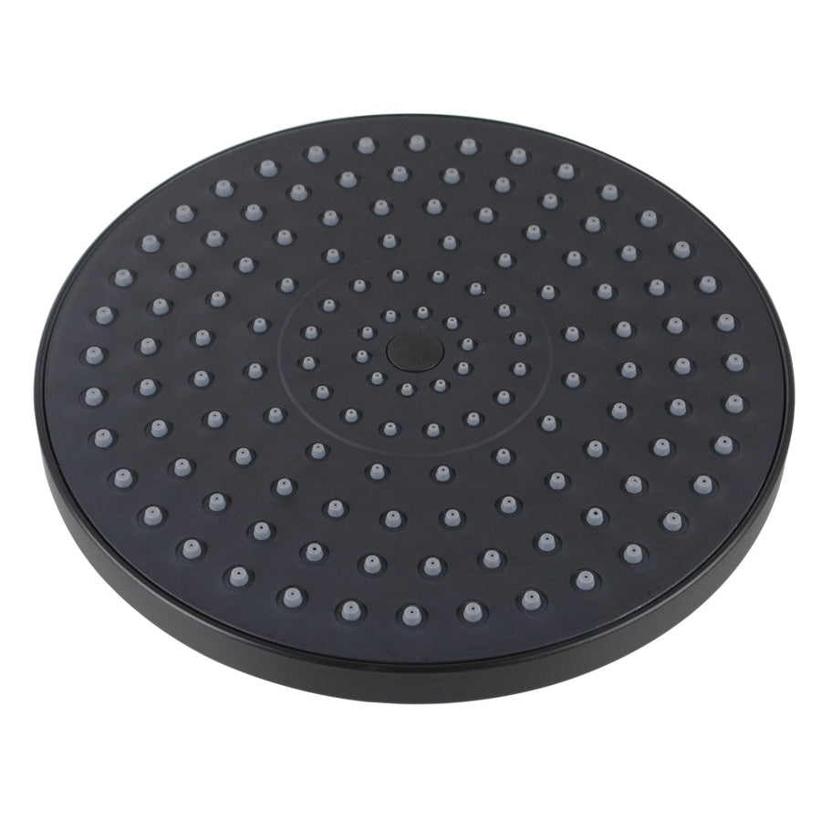 200Mm 8 Inch Abs Round Black Rainfall Shower Head