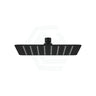 200Mm 8 Inch Stainless Steel 304 Black Super-Slim Square Rainfall Shower Head