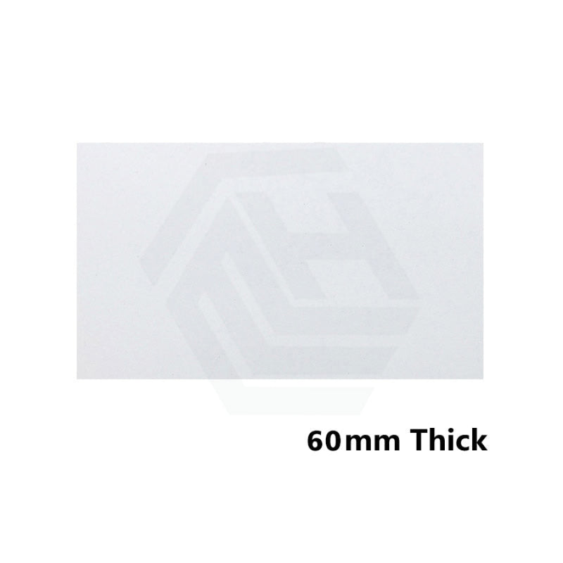 20Mm/40Mm/60Mm Thick Gloss Silk White Stone Top For Above Counter Basins 450-1800Mm Vanity Tops