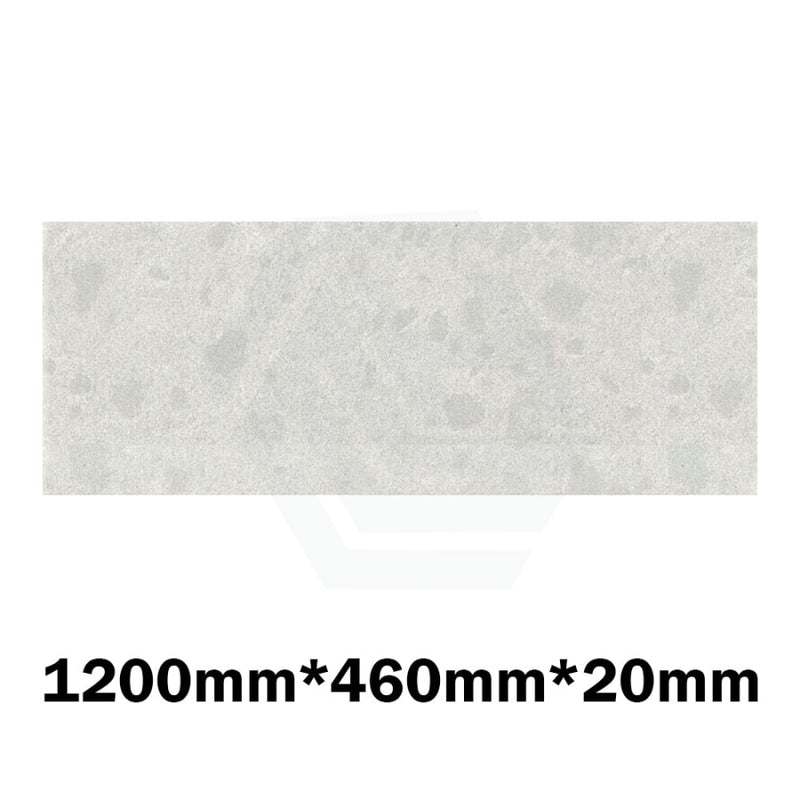 Gloss White Canvas Stone Top For Above Counter Basins 600/750/900/1200/1500/1800Mmx460X20Mm 1200Mm