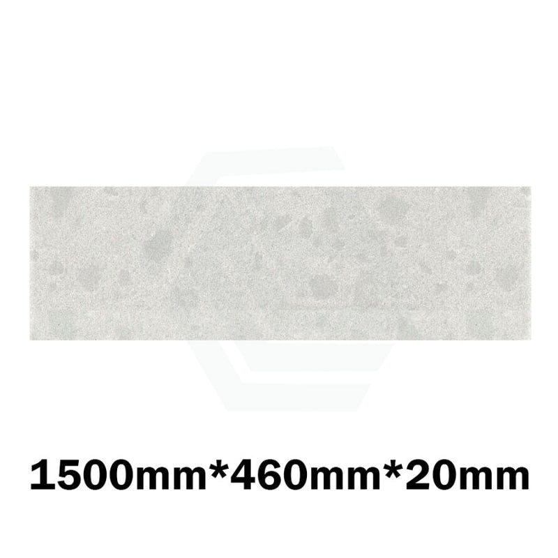 Gloss White Canvas Stone Top For Above Counter Basins 600/750/900/1200/1500/1800Mmx460X20Mm 1500Mm