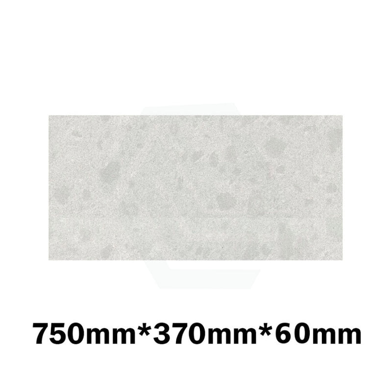 20Mm/40Mm/60Mm Thick Gloss White Canvas Stone Top For Above Counter Basins 450-1800Mm 750Mm X 370Mm