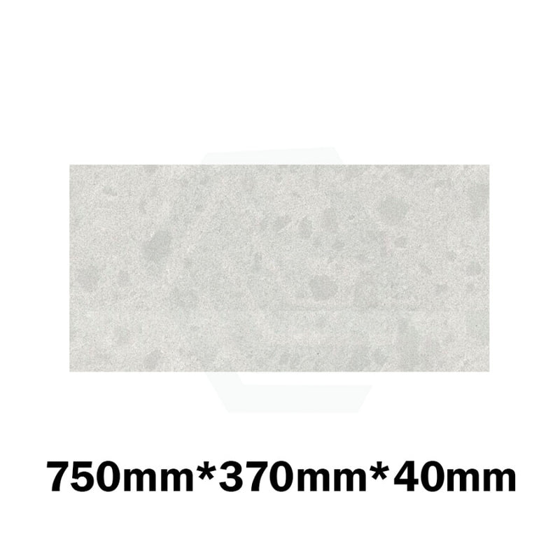 20Mm/40Mm Thick Gloss White Canvas Stone Top For Above Counter Basins 450-1800Mm 750Mm X 370Mm /