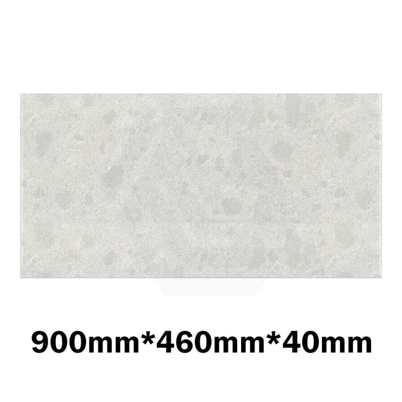 20Mm/40Mm Thick Gloss White Canvas Stone Top For Above Counter Basins 450-1800Mm 900Mm X 460Mm /