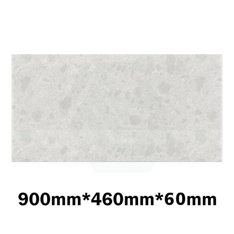 20Mm/40Mm/60Mm Thick Gloss White Canvas Stone Top For Above Counter Basins 450-1800Mm 900Mm X 460Mm