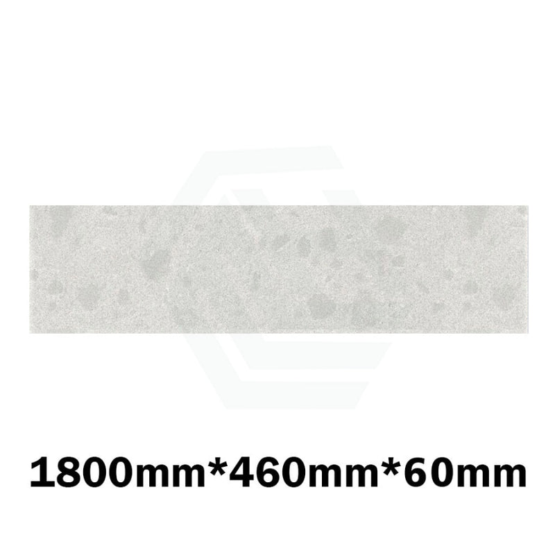 20Mm/40Mm/60Mm Thick Gloss White Canvas Stone Top For Above Counter Basins 450-1800Mm 1800Mm X 460Mm