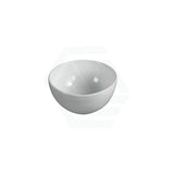 215X215X110Mm Above Counter Ceramic Basin Gloss White Round Shape For Bathroom