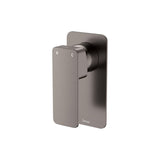 Fienza Tono Brass Wall Mixer Rectangular Plate Gun Metal/Urban Brass