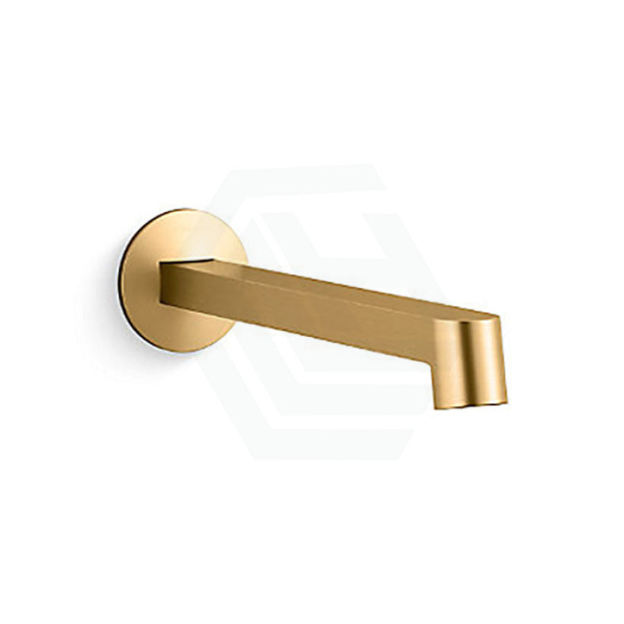 G#1(Gold) Kohler Components™ Brushed Brass Wall Mount Lever Handles With Row Basin Spout