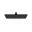 250Mm 10 Inch Solid Brass Matt Black Square Rainfall Shower Head Heads