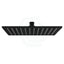 250Mm 10 Inch Solid Brass Matt Black Square Rainfall Shower Head