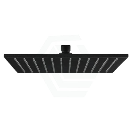 250Mm 10 Inch Solid Brass Matt Black Square Rainfall Shower Head