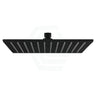 250Mm 10 Inch Solid Brass Matt Black Square Rainfall Shower Head