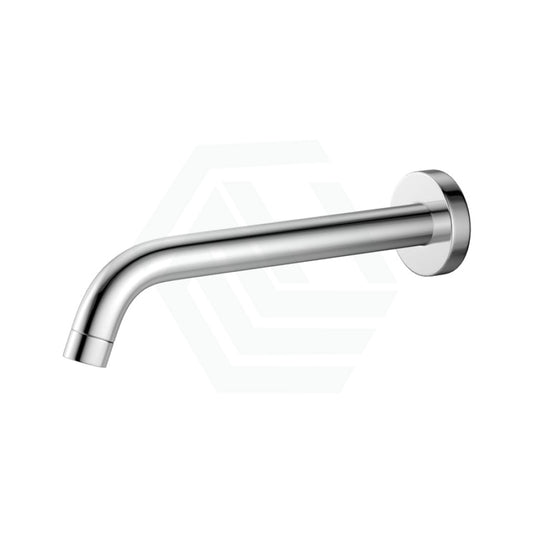 250Mm Length Wall Spout Chrome Solid Brass Round For Bathroom Spouts