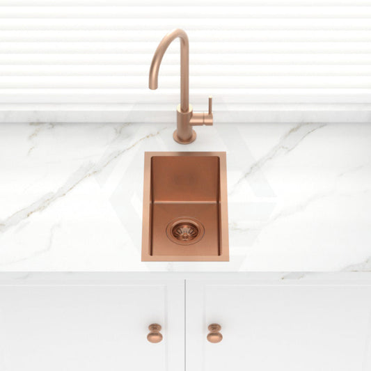 Stainless Steel Kitchen Sink 250mm Rose Gold