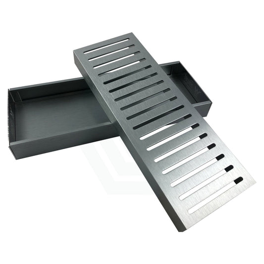 300-3900Mm Lauxes Aluminium Standard Shower Grate Drain Any Size Indoor Outdoor