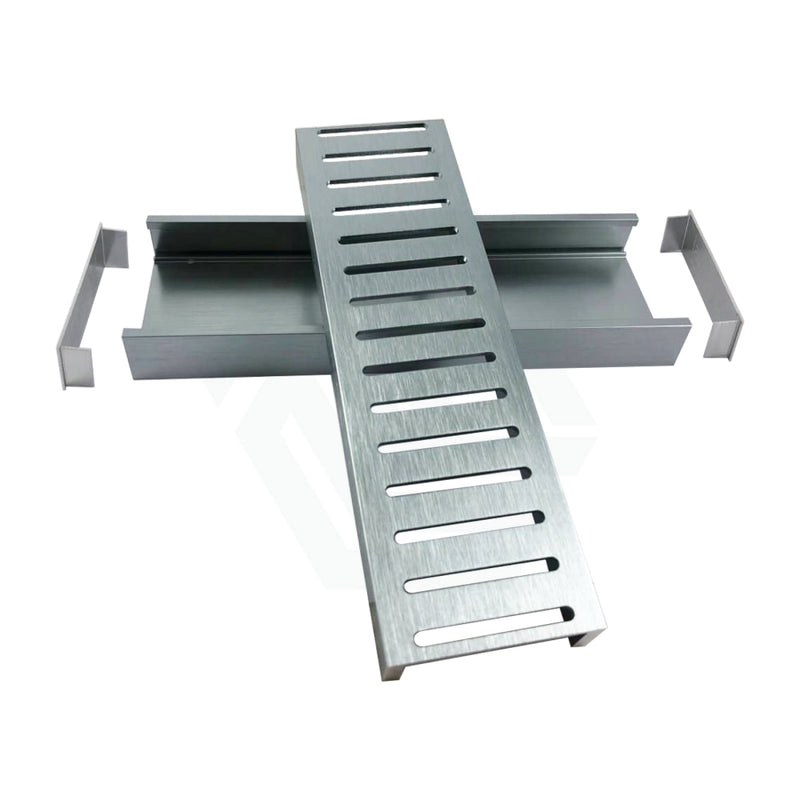 300-3900Mm Lauxes Aluminium Shower Grate Drain Any Size Indoor Outdoor Bathroom Products