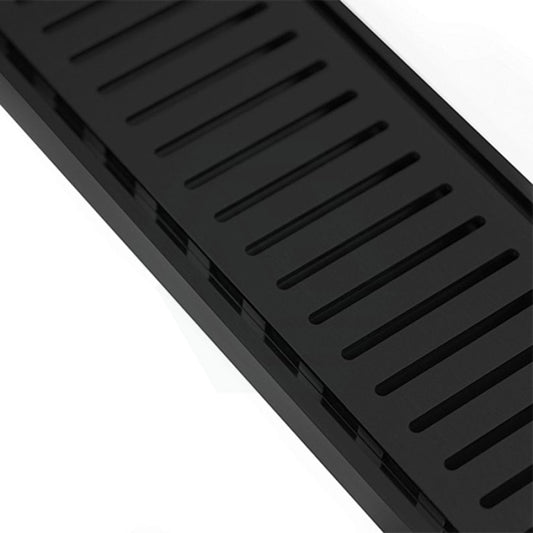 300-3000Mm Lauxes Black Shower Grate Drain Aluminium Next Generation 14 Any Size Indoor Outdoor