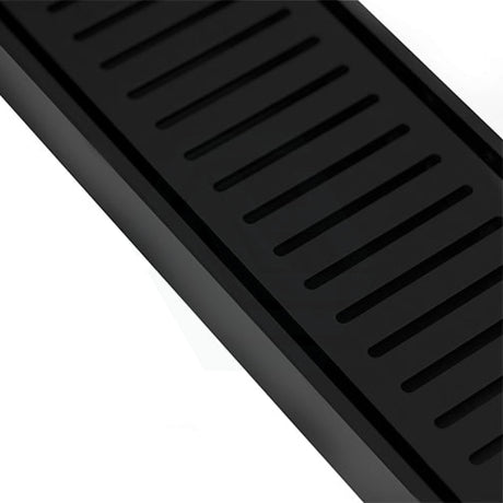 300-2000Mm Lauxes Midnight Black Shower Grate Drain Indoor Outdoor Aluminium Next Generation 