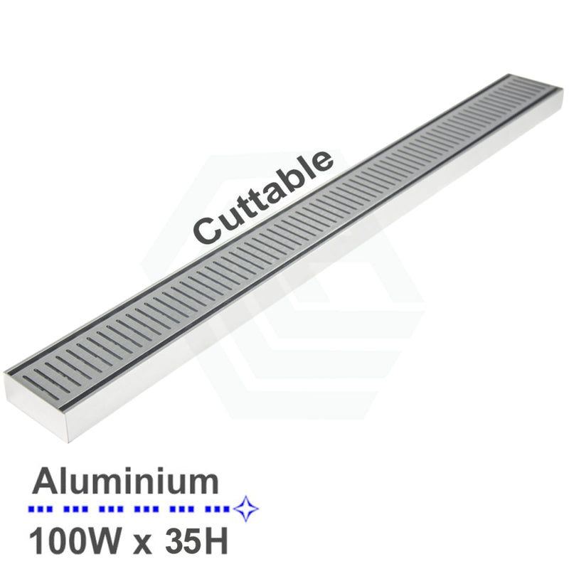 Aluminium Floor Grate Next Generation 35 3900mm Silver