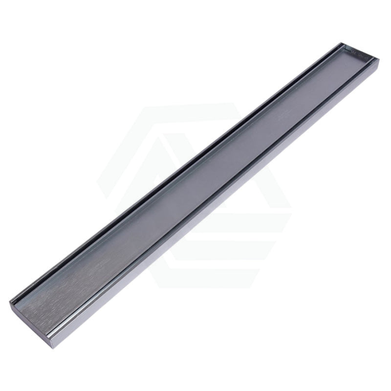 300-3900Mm Lauxes Shower Grate Drain Aluminium Slimline Tile Insert Indoor Outdoor Silver Surface