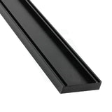 300-2000X100X21Mm Lauxes Aluminium Slimline Tile Insert Shower Pool Drain Midnight Black Drains 