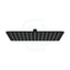 300Mm 12 Inch Stainless Steel 304 Black Surface Super-Slim Square Rainfall Shower Head Heads