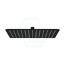 300Mm 12 Inch Stainless Steel 304 Black Surface Super-Slim Square Rainfall Shower Head Heads