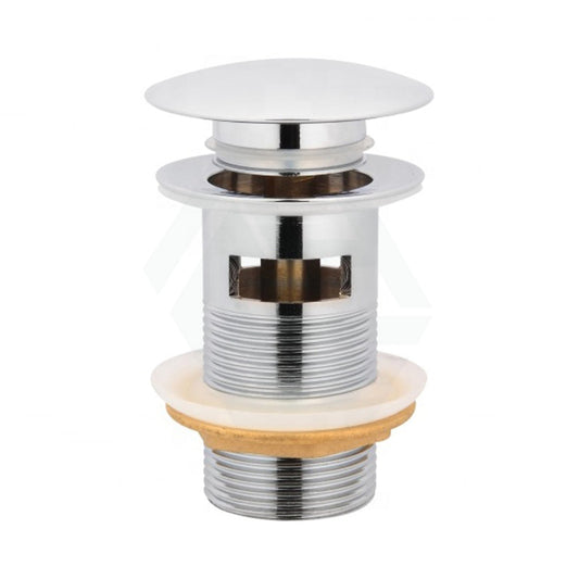 Pop Up Waste With Overflow Adapter Mushroom Chrome