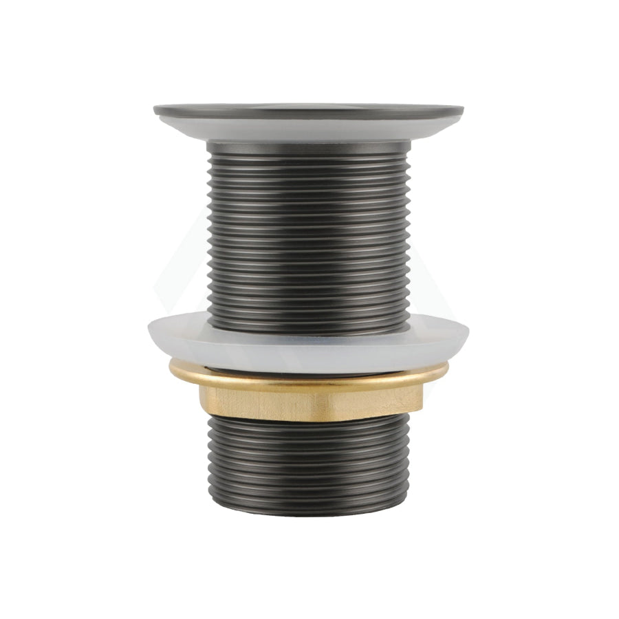 32/40Mm Gunmetal Grey Solid Brass Basin Pop Up Waste No Overflow