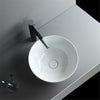 Above Counter Ceramic Basin Round Gloss White