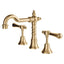 G#2(Gold) Fienza Lillian Lever Basin Set Urban Brass With Ceramic White Handle Bath/Basin Tap Sets