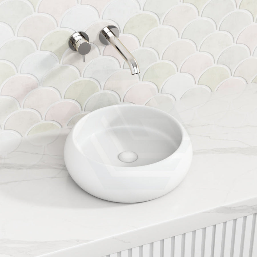 PD-PA3612MW Matt White Round Ceramic Basin