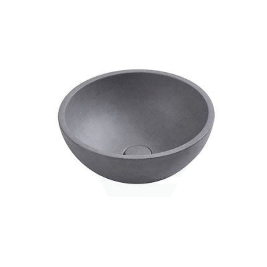360X360X145Mm Round Above Counter Concrete Basin French Grey Pop Up Waste Included Basins