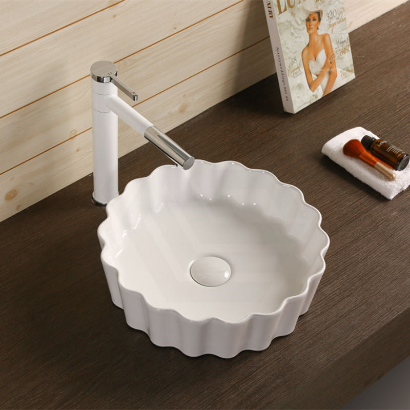 Above Counter Basin Special Shape Gloss White