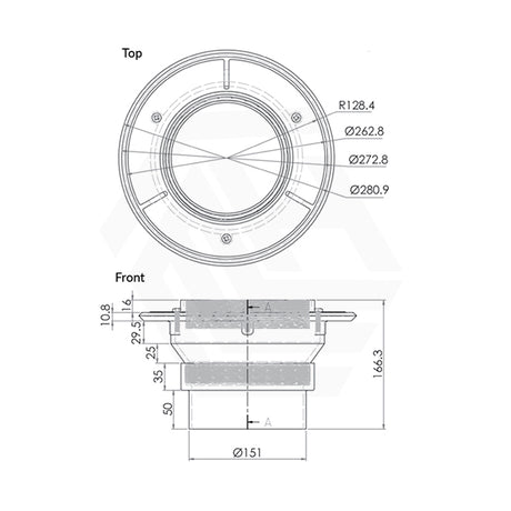 3Monkeez Vertical Variable Height Main Body (suits 150mm pipe)