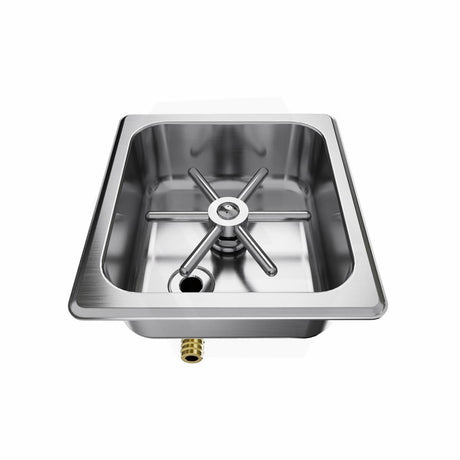 3Monkeez Stainless Steel Glass/Milk Jug Rinser Compact