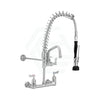 3Monkeez Compact Stainless Steel Exposed Wall Mounted Pre Rinse Unit With Pot Filler Commercial