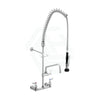 3Monkeez Stainless Steel Exposed Wall Mounted Pre Rinse Unit With Pot Filler 12 Commercial Tapware