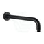 Round Wall Mounted Shower Arm Matt Black
