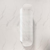 400X1500mm Wall Hung Pvc Shaving Cabinet Matt White Finish Pencil Mirror For Bathroom